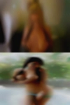 Bold legged nude woman